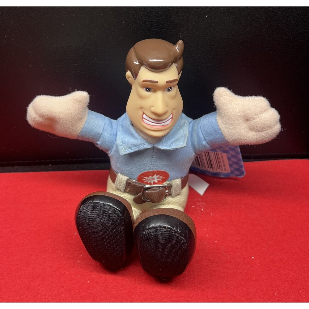 Mr Wonderful Man 5"‎ Non Talking Plush Doll- Key Clip-Original With Tag 2003